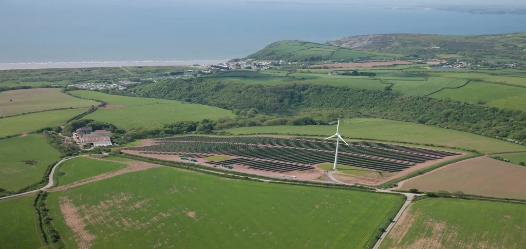 Parc Cynog solar power plant