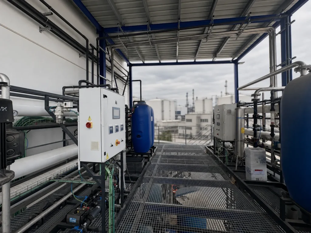 Planta de tratamiento de agua de pozo para uso industrial