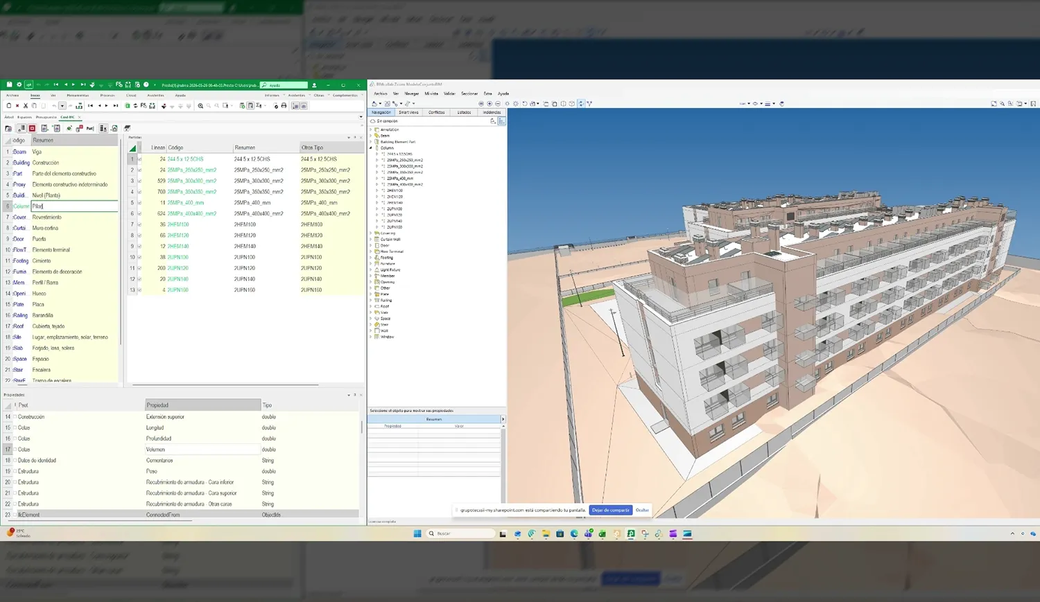 Control de costes y mediciones BIM